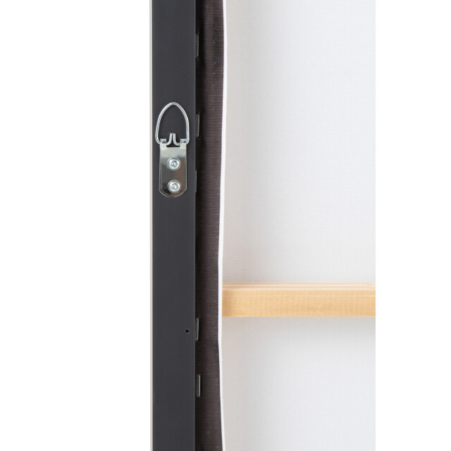 J-Line Frame woman canvas/wood white/black 23607 large