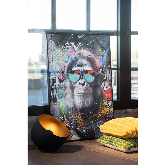 J-Line Painting monkey acrylic multicolored 57402 large