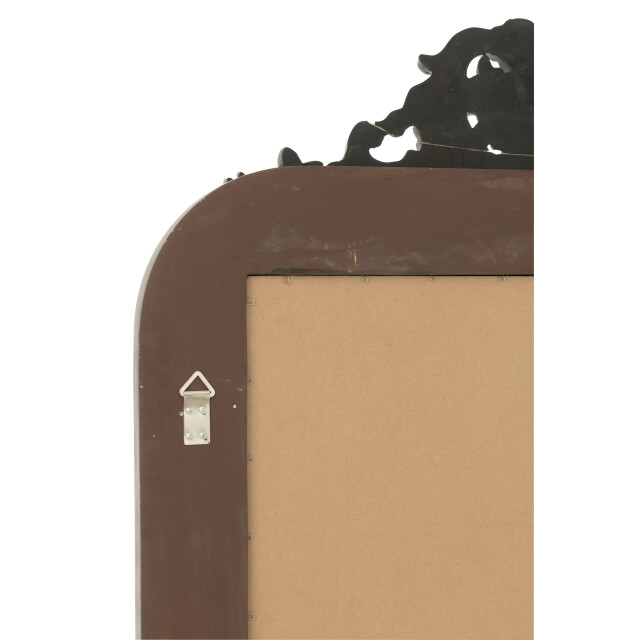 J-Line Wall mirror ema wood black 57466 large