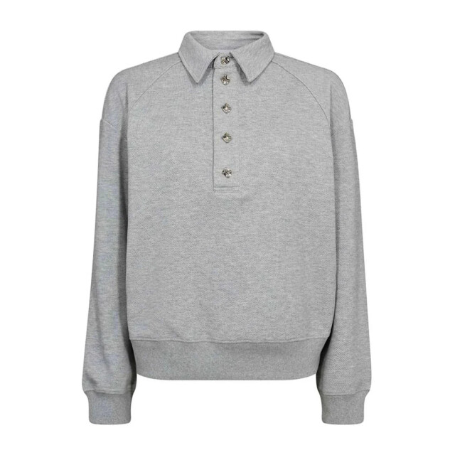 Co'Couture Dengicc polo sweat zilveren knopen 9640411955528 large