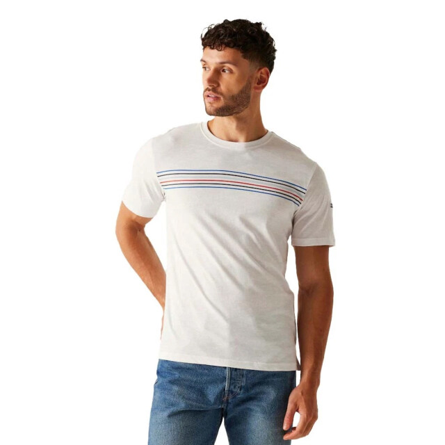 Regatta Heren ravia t-shirt UTRG11732_white large