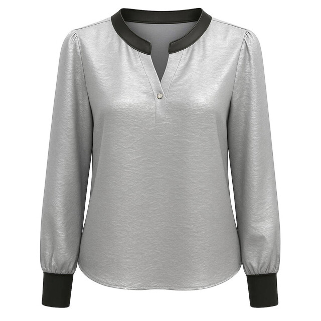 Zip73 Top lange mouw w25/232/01/020 ZIP73 Top lange mouw W25/232/01/020 large