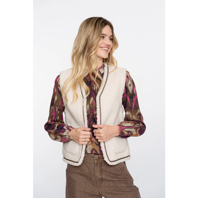 Geisha 55541-19 gilet teddy embroidery 55541-19 Gilet teddy embroidery large