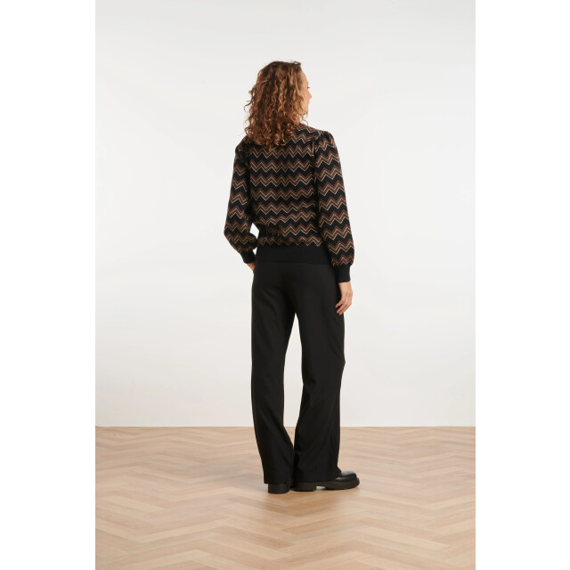 Smashed Lemon 24901 multicolour zigzagprint gebreide top | 24901-999-775 large