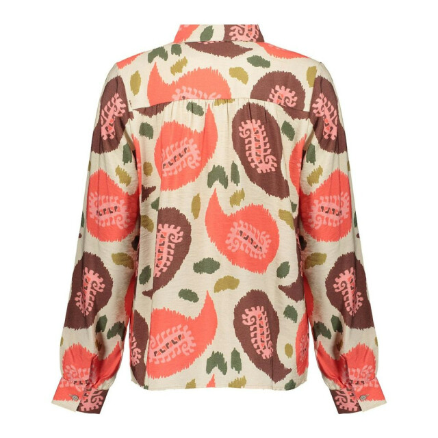 Geisha blouse print 53604-20 450 red/wool white 06615.640.0030 large