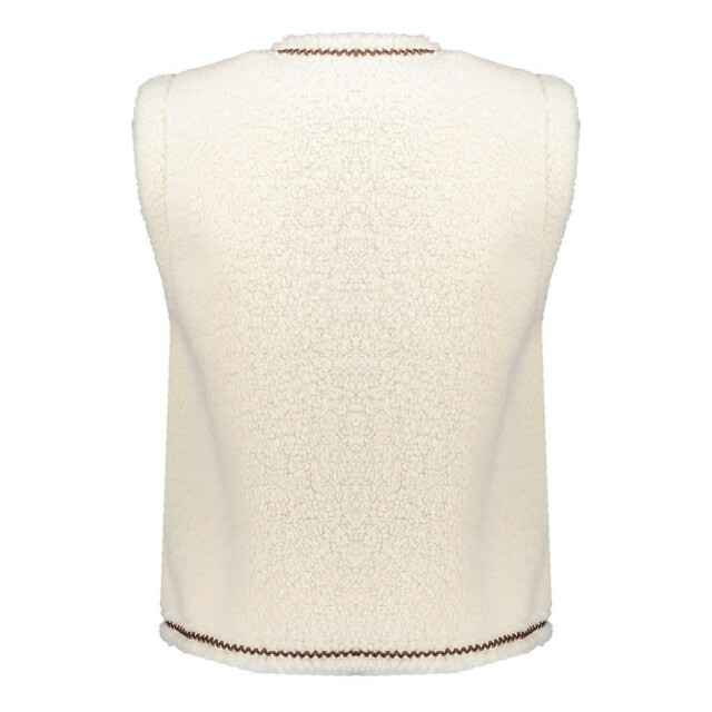 Geisha gilet teddy embroidery 55541-19 10 off-white/tap 06226.112.0011 large