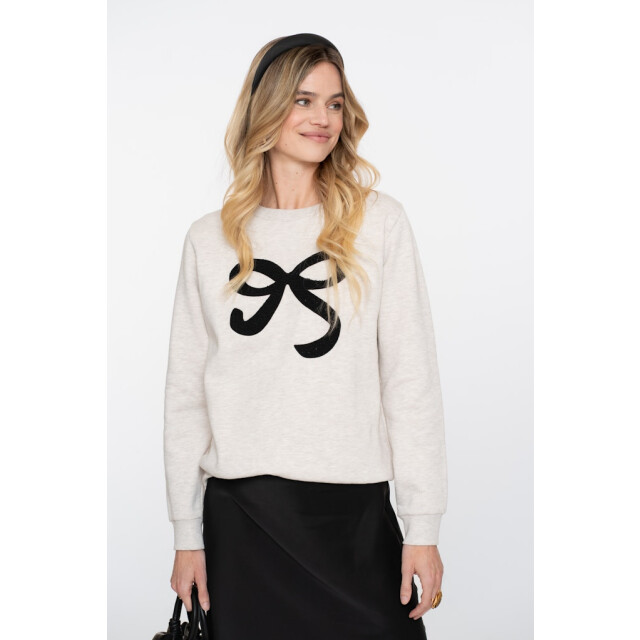 Geisha sweat with bow 52587-24 715 melange 06721.829.0033 large