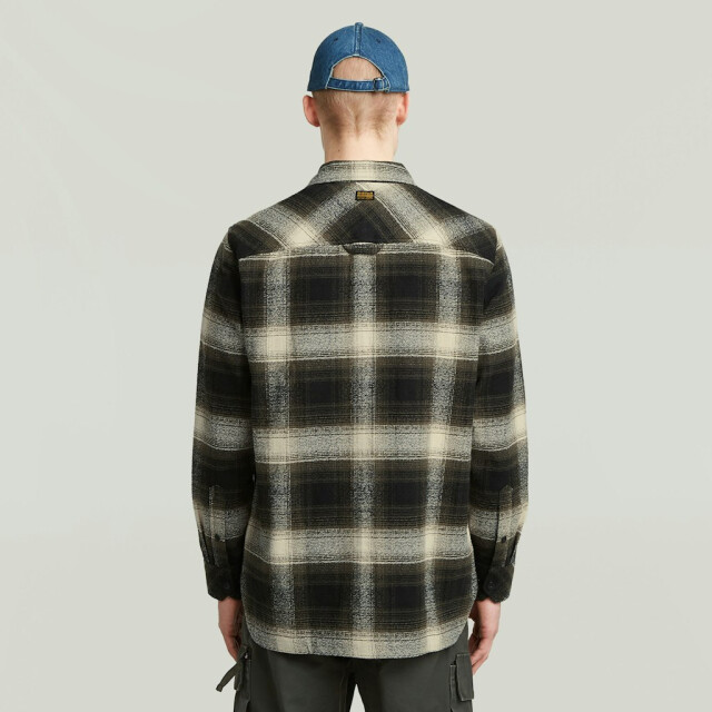 G-Star gpo overshirt d25388-e074 h567 asfalt arthur check 05633.940.0060 large