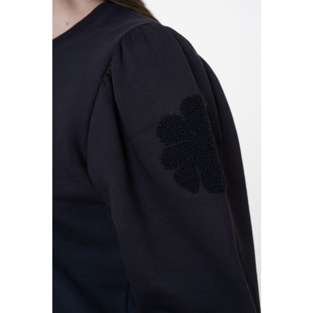 Geisha sweater big flowers 52582-21 675 navy 06721.290.0010 large