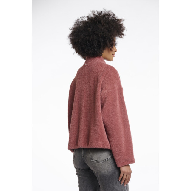Rino & Pelle boxy jacket with snap closure levin.7002511 red ochre 06111.640.0020 large