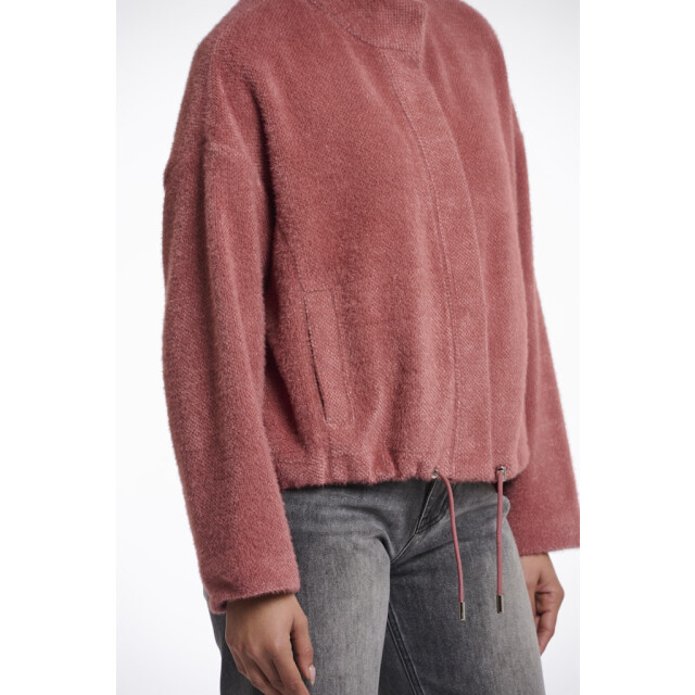 Rino & Pelle boxy jacket with snap closure levin.7002511 red ochre 06111.640.0020 large