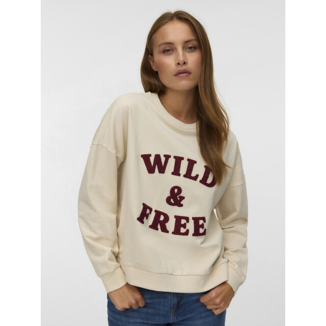 Vero Moda Vmgenesis ls sweatshirt jrs btq fr ga beige 4209.05.0039 large