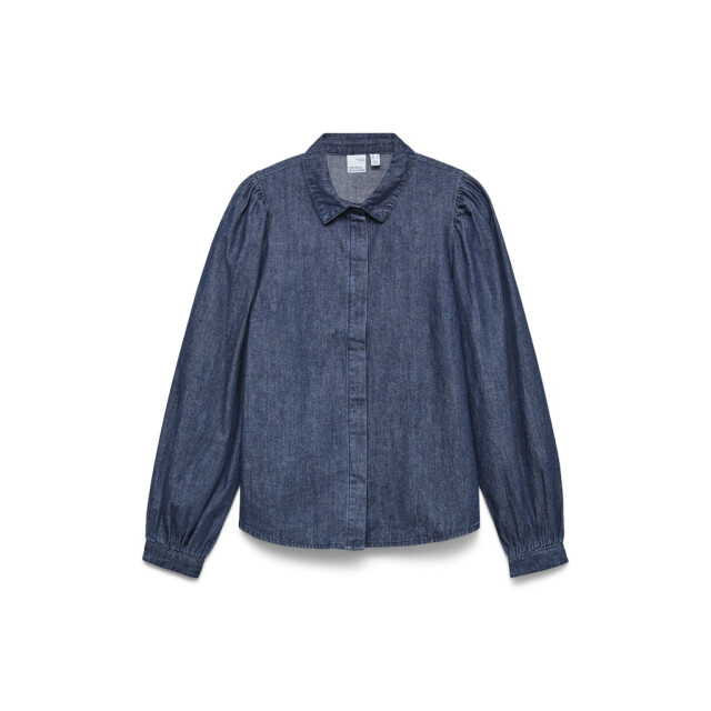 Vero Moda vmnily ls dnm shirt 10272328 dark blue denim 06615.267.0002 large