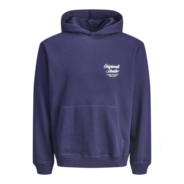 Jack & Jones jornorrebro typo back sweat hood sn 12283054 ocean cavern 05734.240.0022 large