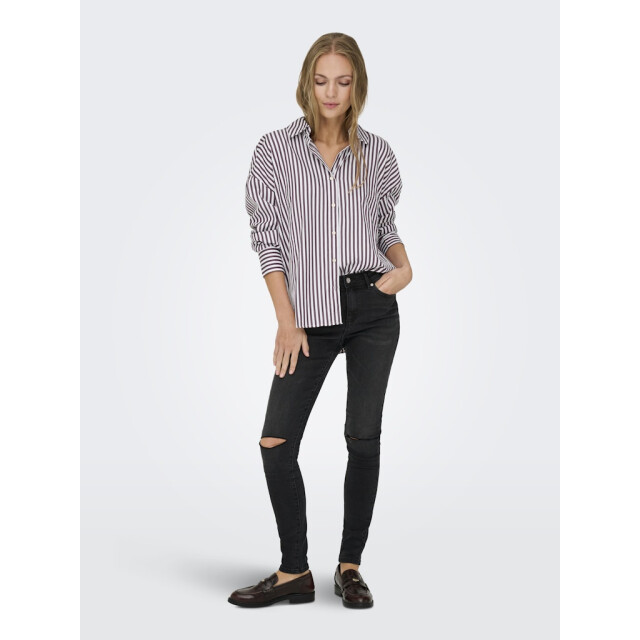 Jacqueline de Yong vesper l/s loose shirt wvn noos 15338857 cloud dancer fig 06615.849.0113 large