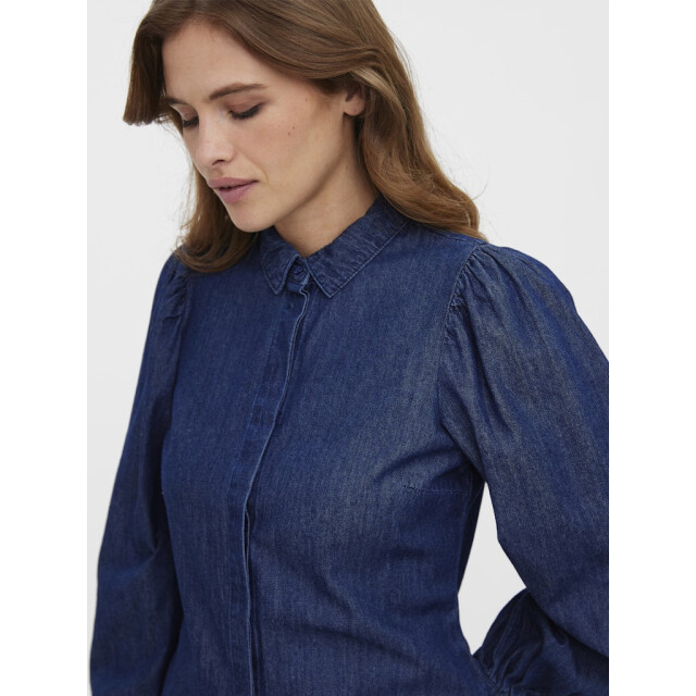 Vero Moda vmnily ls dnm shirt 10272328 dark blue denim 06615.267.0002 large