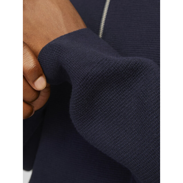 Jack & Jones jprblamilano stitch knit half zip s 12259664 night sky 05711.290.0010 large