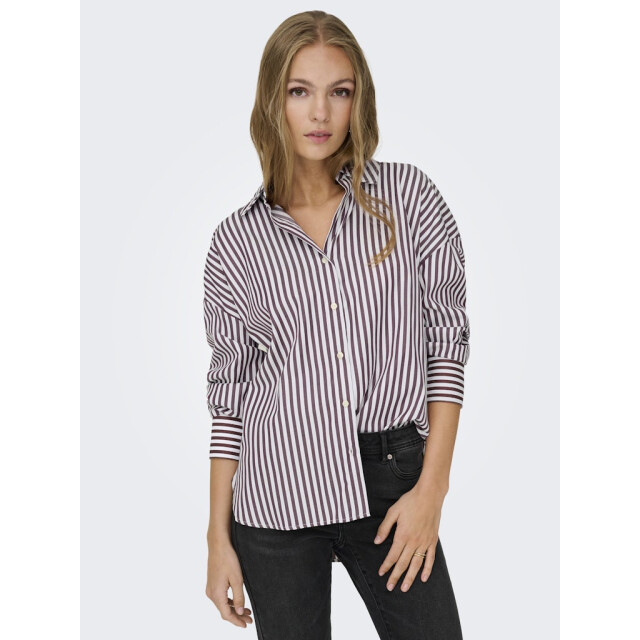 Jacqueline de Yong vesper l/s loose shirt wvn noos 15338857 cloud dancer fig 06615.849.0113 large