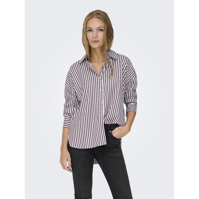 Jacqueline de Yong vesper l/s loose shirt wvn noos 15338857 cloud dancer fig 06615.849.0113 large