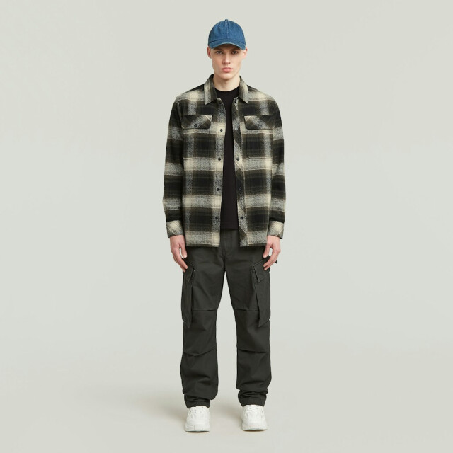 G-Star gpo overshirt d25388-e074 h567 asfalt arthur check 05633.940.0060 large