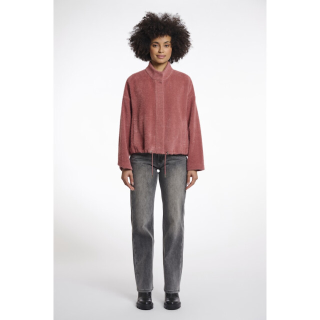 Rino & Pelle boxy jacket with snap closure levin.7002511 red ochre 06111.640.0020 large