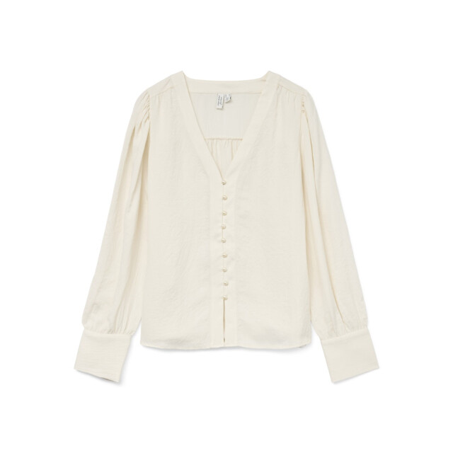 Vero Moda vmfasana l/s v-neck shirt wvn btq g 10333598 birch 06615.198.0111 large