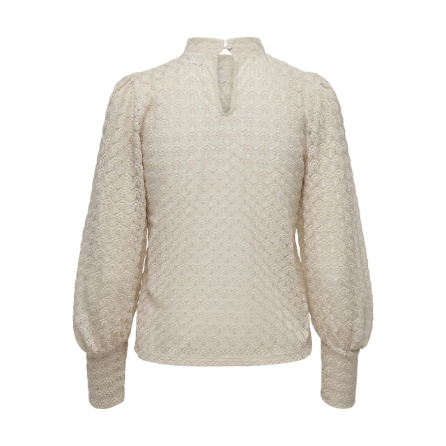 Jacqueline de Yong avery l/s lace top jrs noos 15268408 sandshell 06012.820.0011 large
