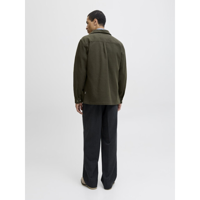 Jack & Jones jprrayle melange solid l/s overshir 12286840 peat 05633.369.0123 large