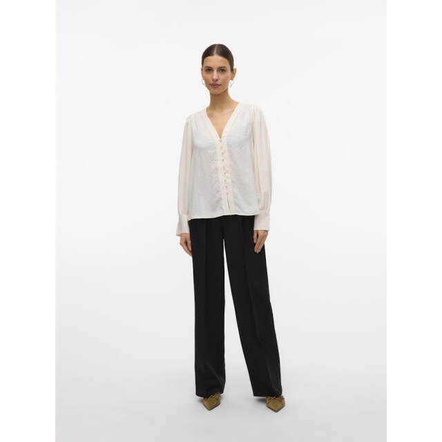 Vero Moda vmfasana l/s v-neck shirt wvn btq g 10333598 birch 06615.198.0111 large