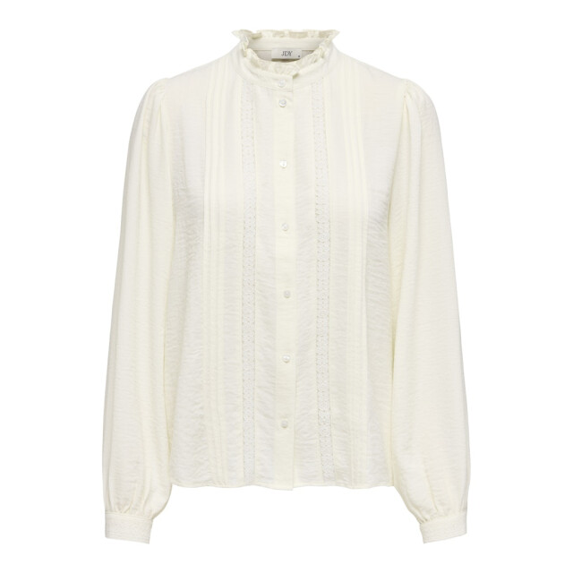 Jacqueline de Yong ellis l/s lace shirt wvn 15251994 cloud dancer 06615.198.0014 large