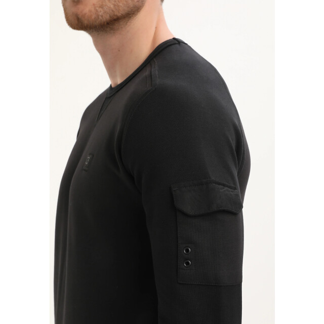Gabbiano Heren trui 775771 201 black Gabbiano Polo 775771 201Black large