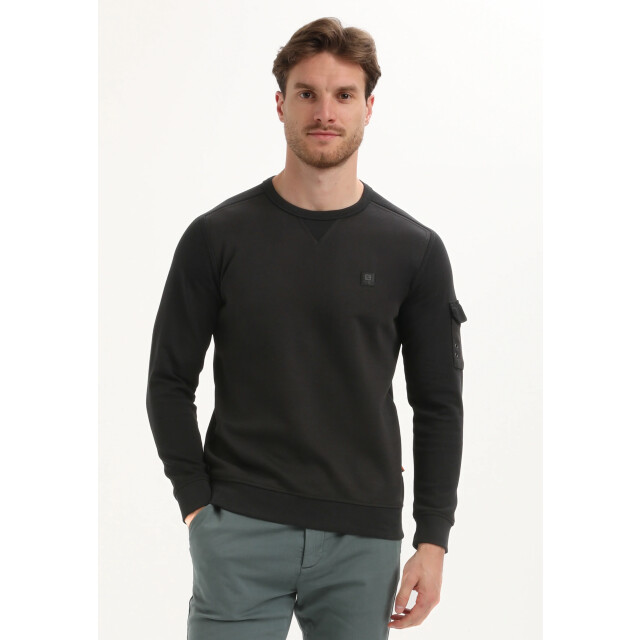 Gabbiano Heren trui 775771 201 black Gabbiano Polo 775771 201Black large