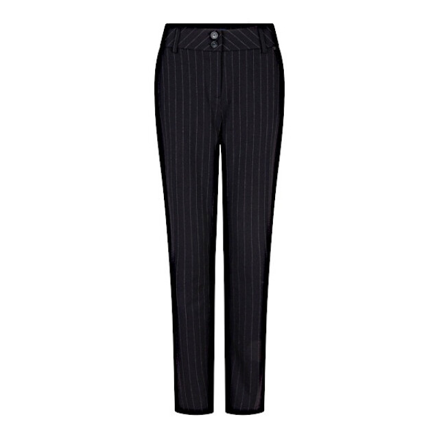 Red Button Broek srb4703 diana punta pinstripe black SRB4703 Diana punta Pinstripe - Black large