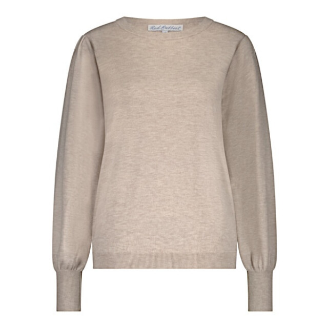 Red Button Top srb4750 sweet puff sleeve latte SRB4750 Sweet puff sleeve - Latte large