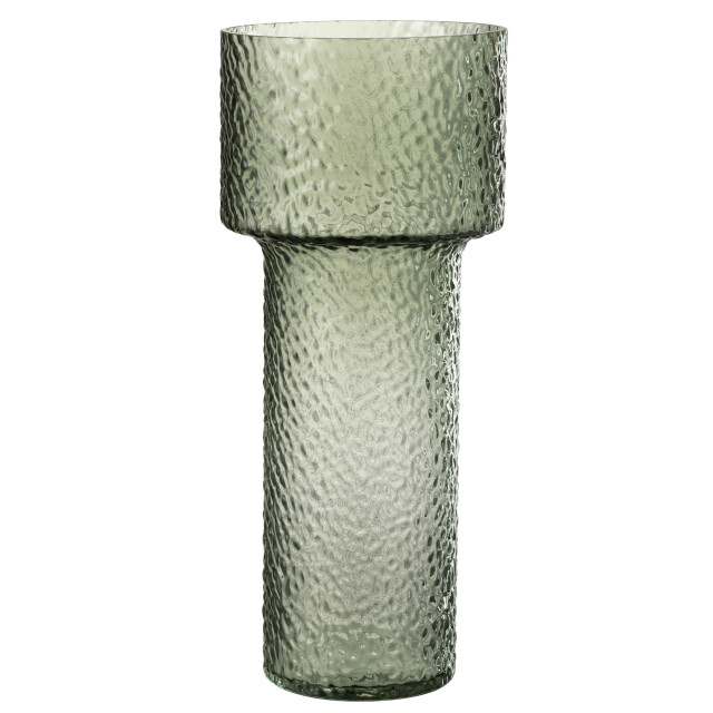 J-Line Vase betty glass green large 48012 large