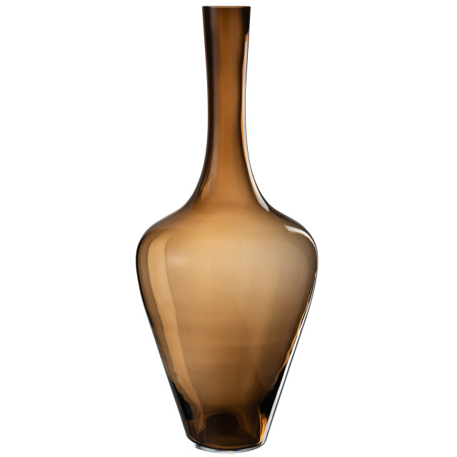 J-Line Vase joni glass amber large 23352 large