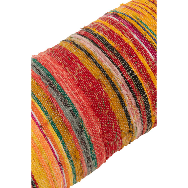 J-Line Cushion bolster chindi cotton/polyester mix 51820 large