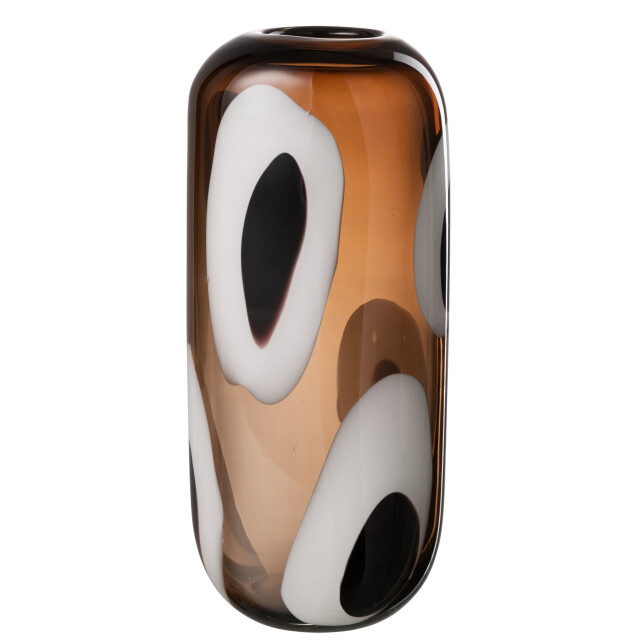 J-Line Vaas glas wit large izzy 32041 large