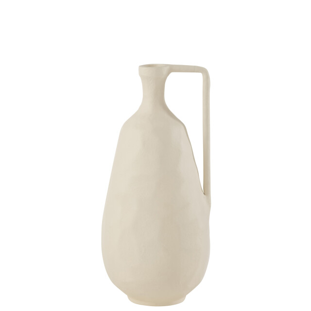 J-Line Vase goa aluminium white large 47571 large
