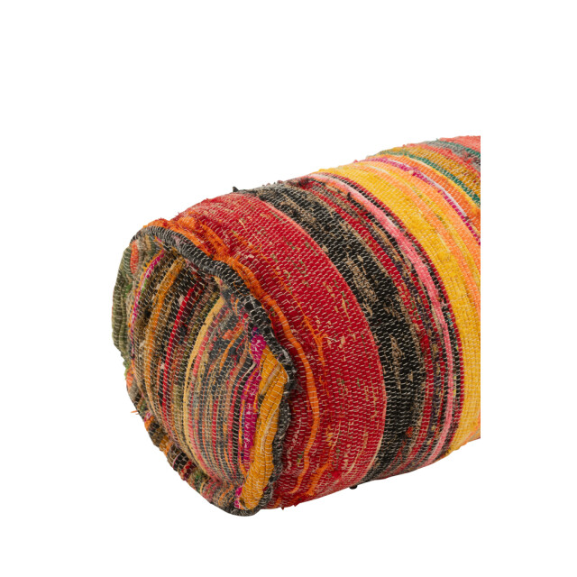 J-Line Cushion bolster chindi cotton/polyester mix 51820 large