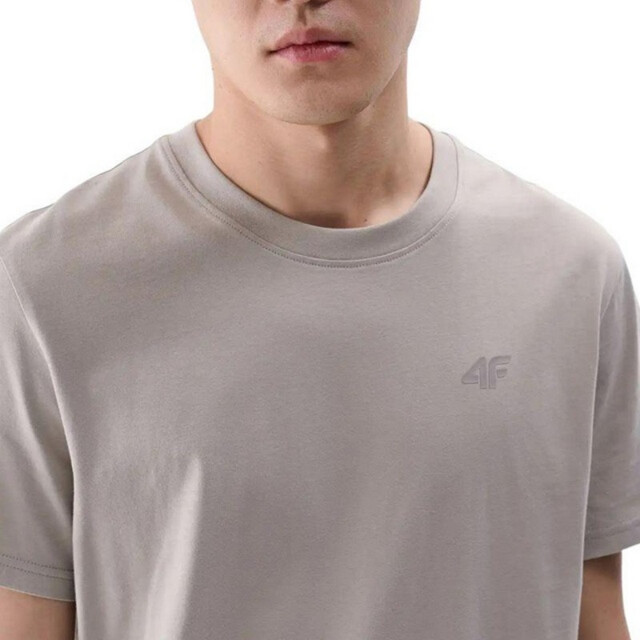 4F Heren wss25ttshm2074 t-shirt UTPP6327_grey large