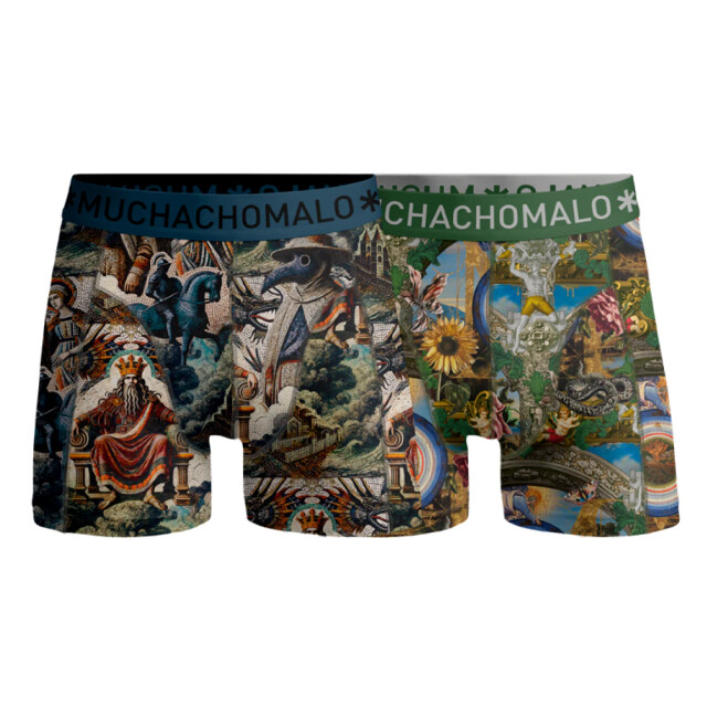 Muchachomalo Boys 2-pack boxer shorts premodern PREMODERN1010-04J large