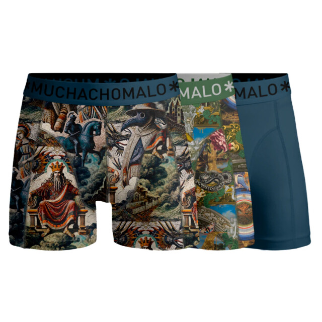 Muchachomalo Boys 3-pack boxer shorts premodern PREMODERN1010-07J large
