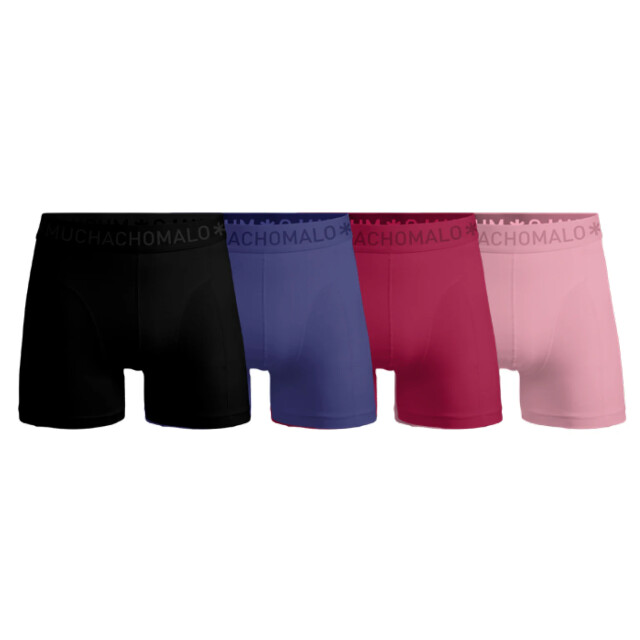 Muchachomalo Men 4-pack boxer shorts solid SOLID1010-693 large