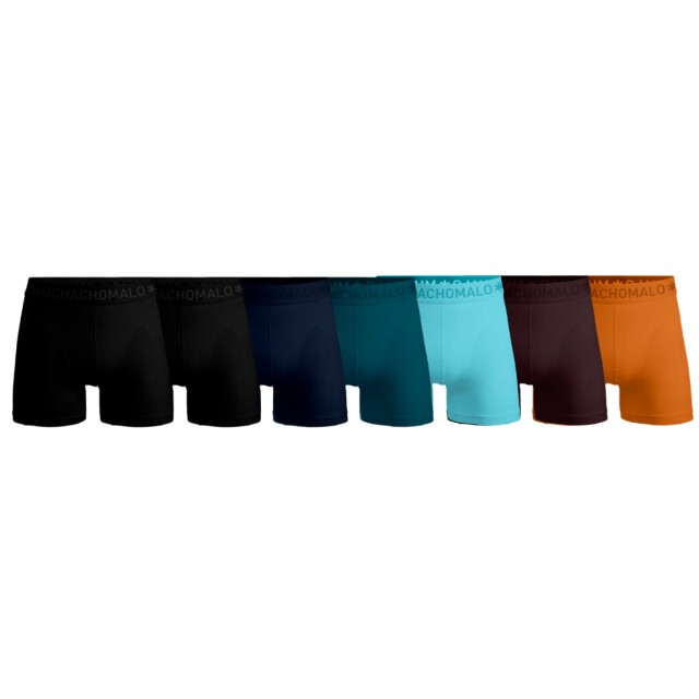 Muchachomalo Men 7-pack boxer shorts solid SOLID1010-699 large
