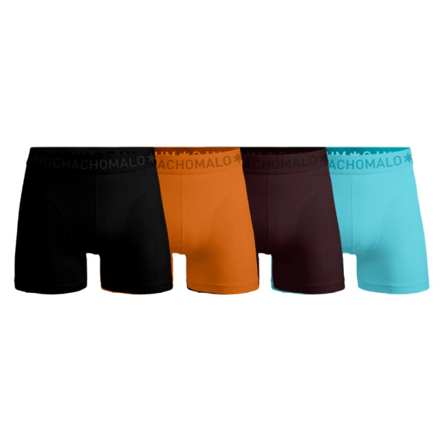 Muchachomalo Men 4-pack boxer shorts solid SOLID1010-695 large