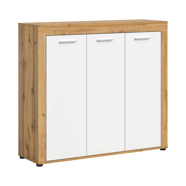 Furnilux Jam garderobekast schoenenkast wit melamine wotan nb 3256653 large