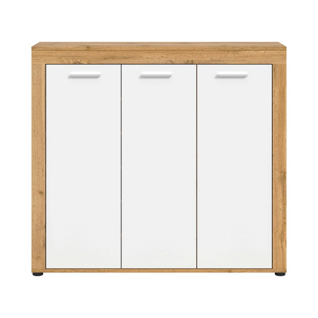 Furnilux Jam garderobekast schoenenkast wit melamine wotan nb 3256653 large