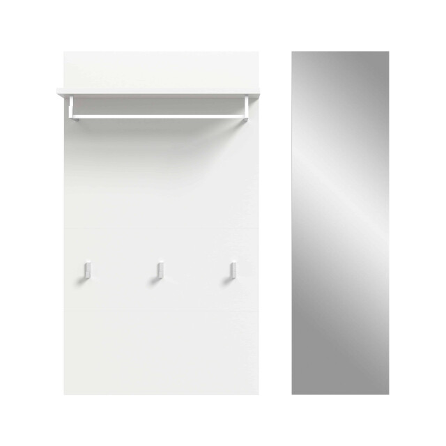 Furnilux Jam garderobekast paneel / spiegel melamine 3254823 large