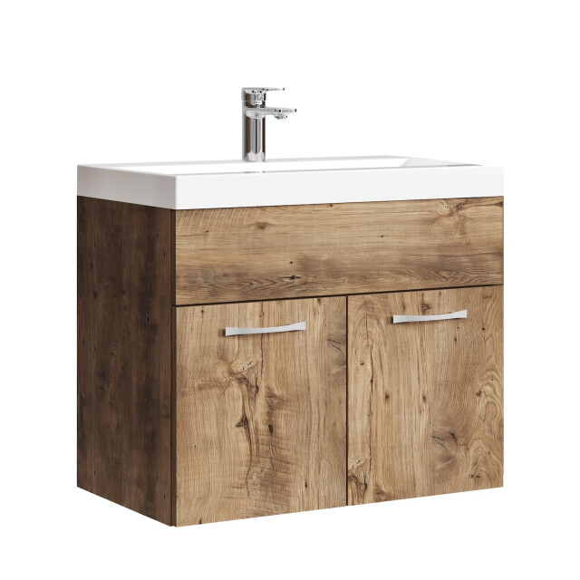 Badplaats Badkamermeubel montreal set 01 60 x 35 cm bruin badmeubel 3181165 large